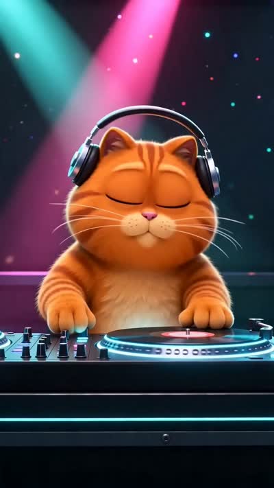 Кот-диджей